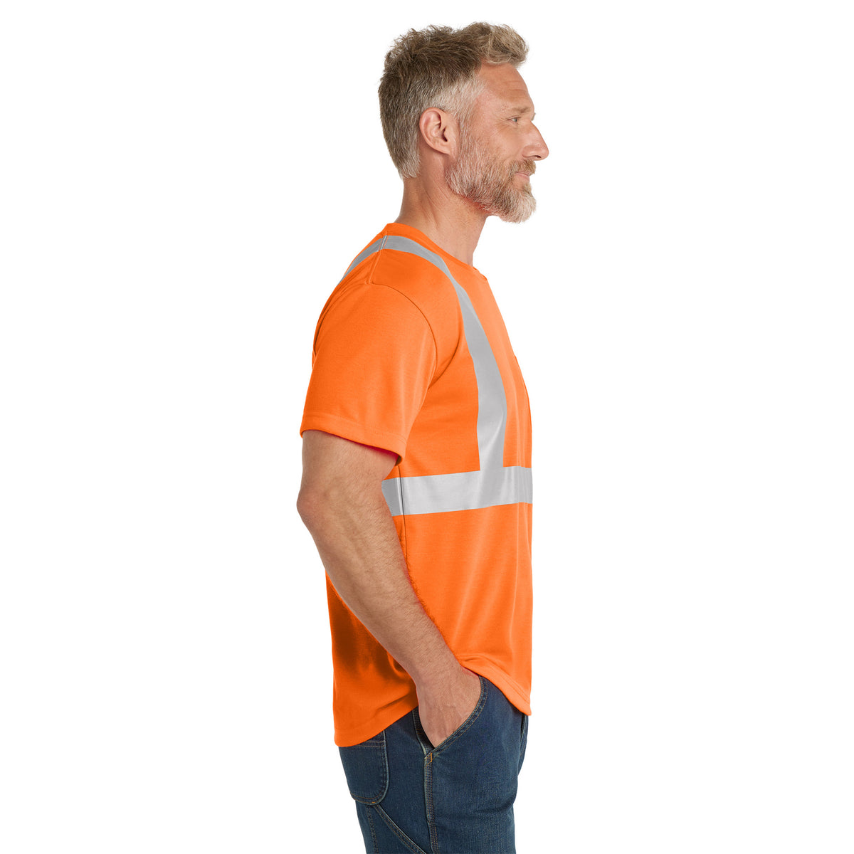 CornerStone CS401 ANSI Class 2 High-Vis Safety T-Shirt | Custom Logo Print