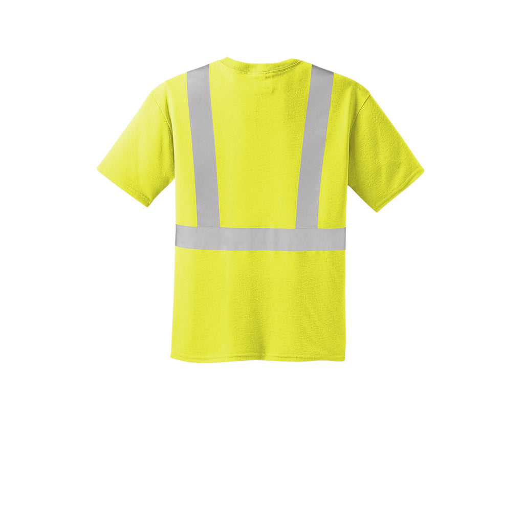 CornerStone CS401 ANSI Class 2 High-Vis Safety T-Shirt | Custom Logo Print