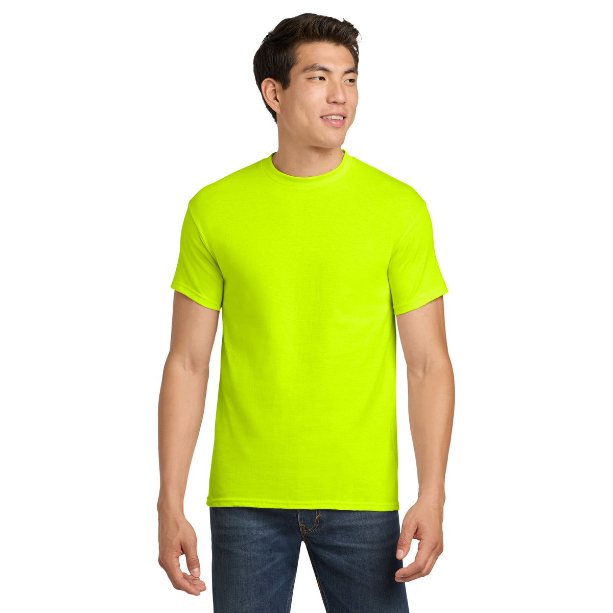 Gildan 5000 Enhanced Visibility Safety T-Shirt | Custom Logo Print