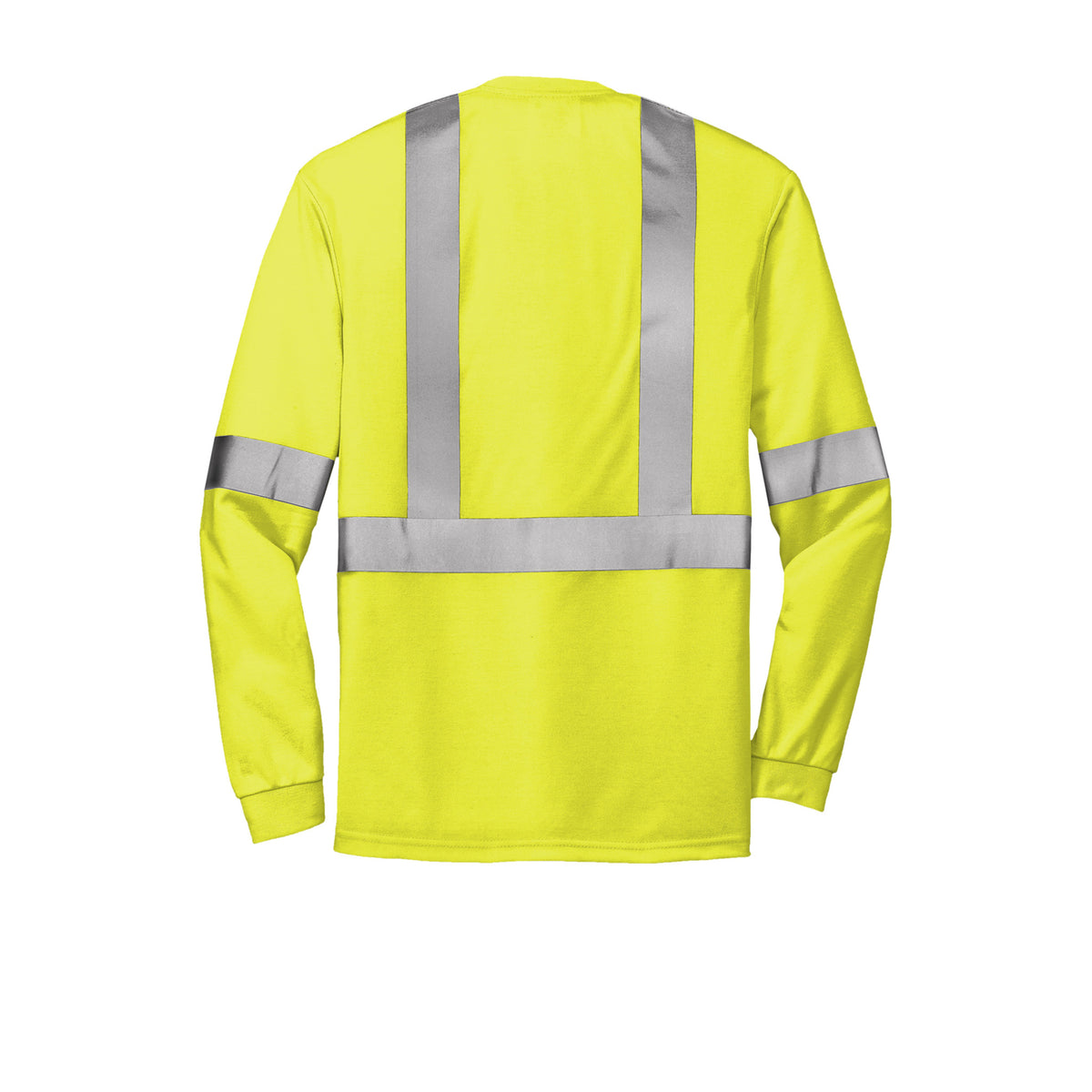 CornerStone CS401LS ANSI Class 2 Long Sleeve Safety T-Shirt | Custom Logo Print