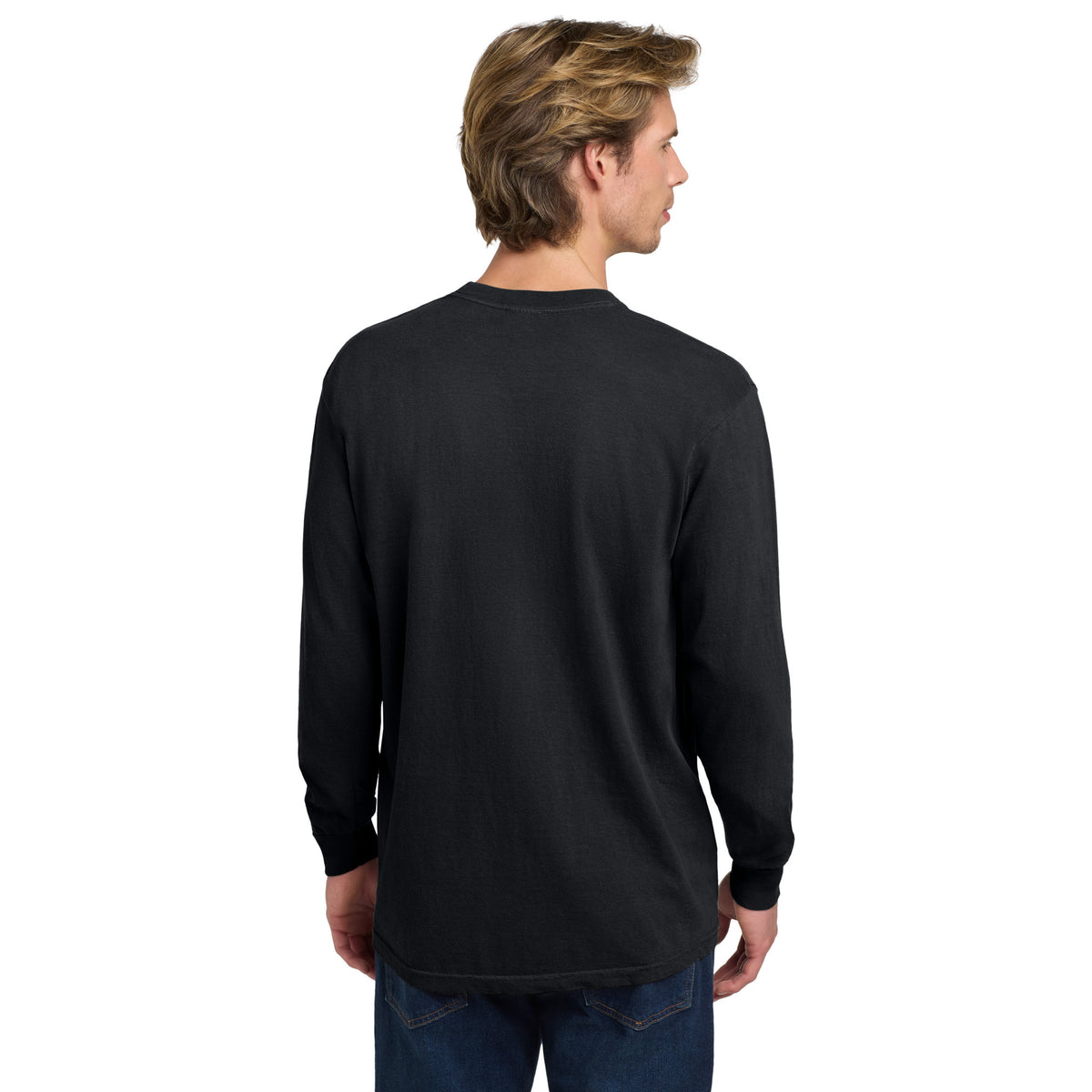 Comfort Colors 6014 Heavyweight Garment-Dyed Long Sleeve T-Shirt | Custom DTF Print