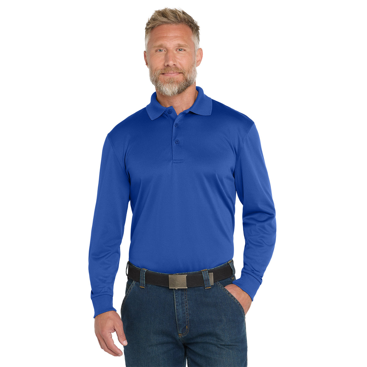 CornerStone CS412LS Select Long Sleeve Snag-Proof Polo