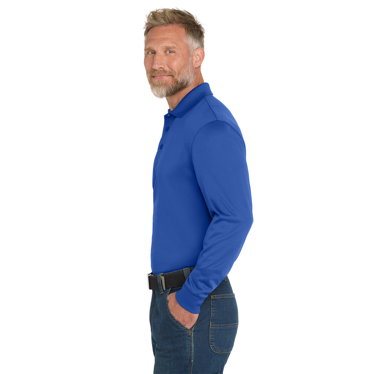 CornerStone CS412LS Select Long Sleeve Snag-Proof Polo