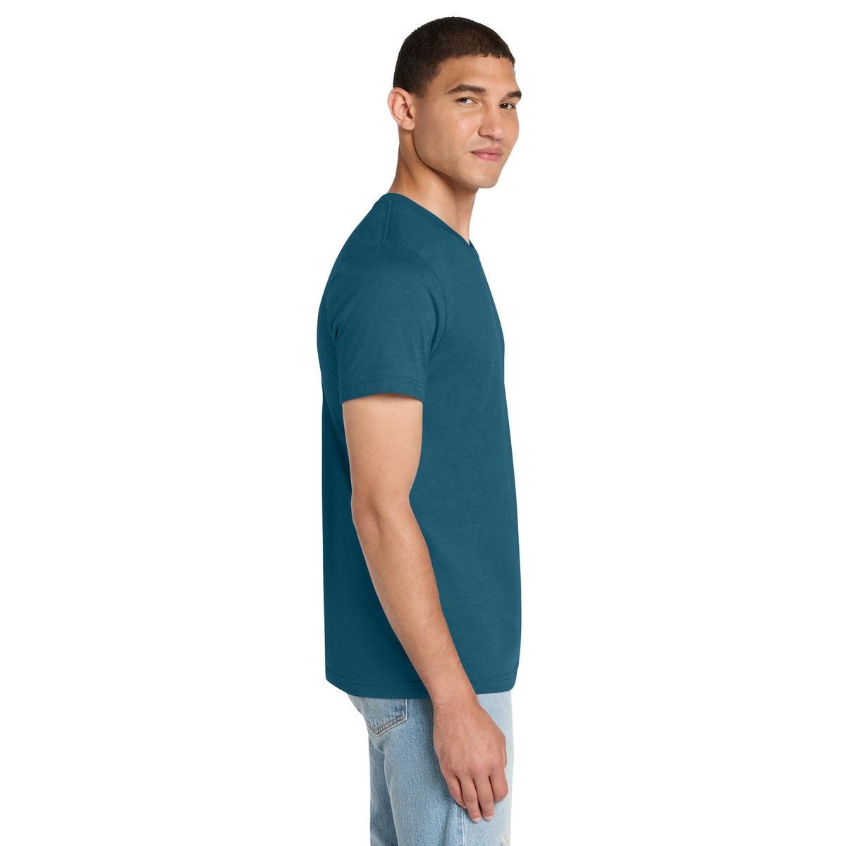 Bella + Canvas 3001CVC Unisex Heather Short Sleeve T-Shirt | Custom DTF Print