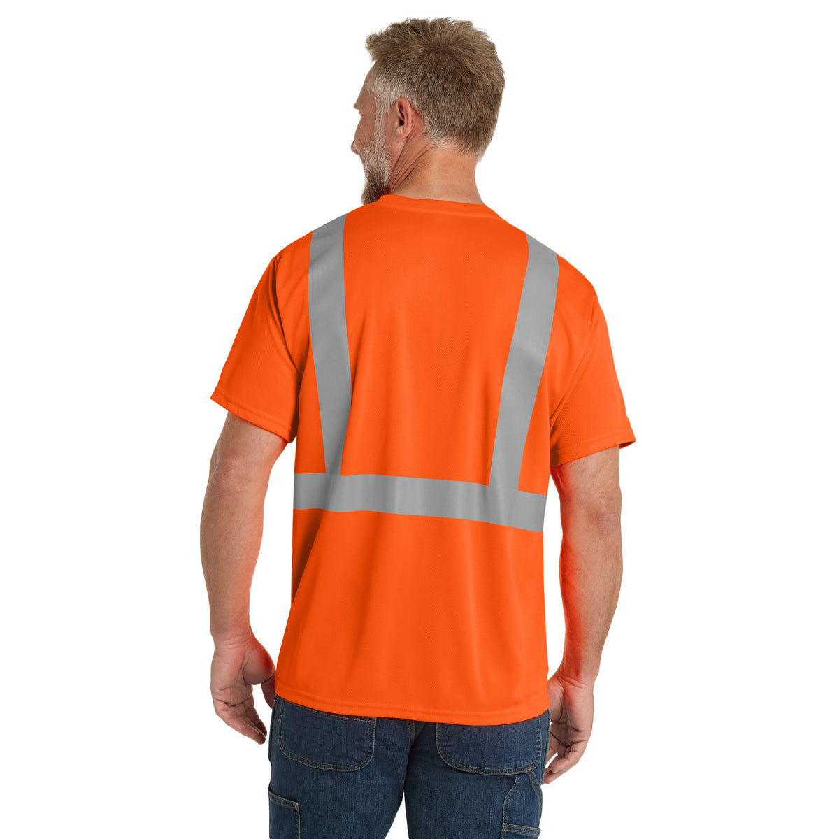 CornerStone CS200 ANSI 107 Class 2 High-Visibility Mesh T-Shirt | Custom DTF Print