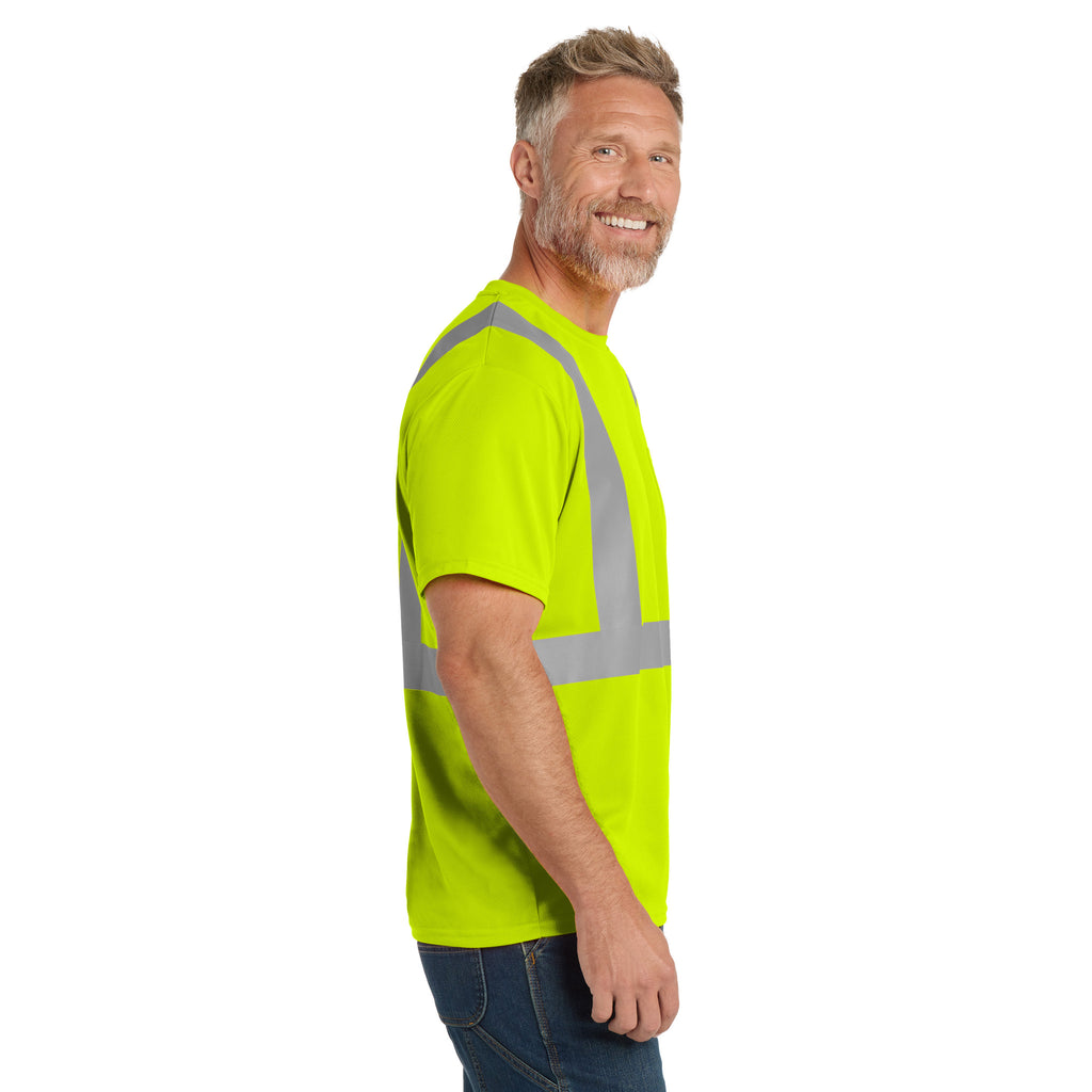 CornerStone CS200 ANSI 107 Class 2 High-Visibility Mesh T-Shirt | Custom DTF Print