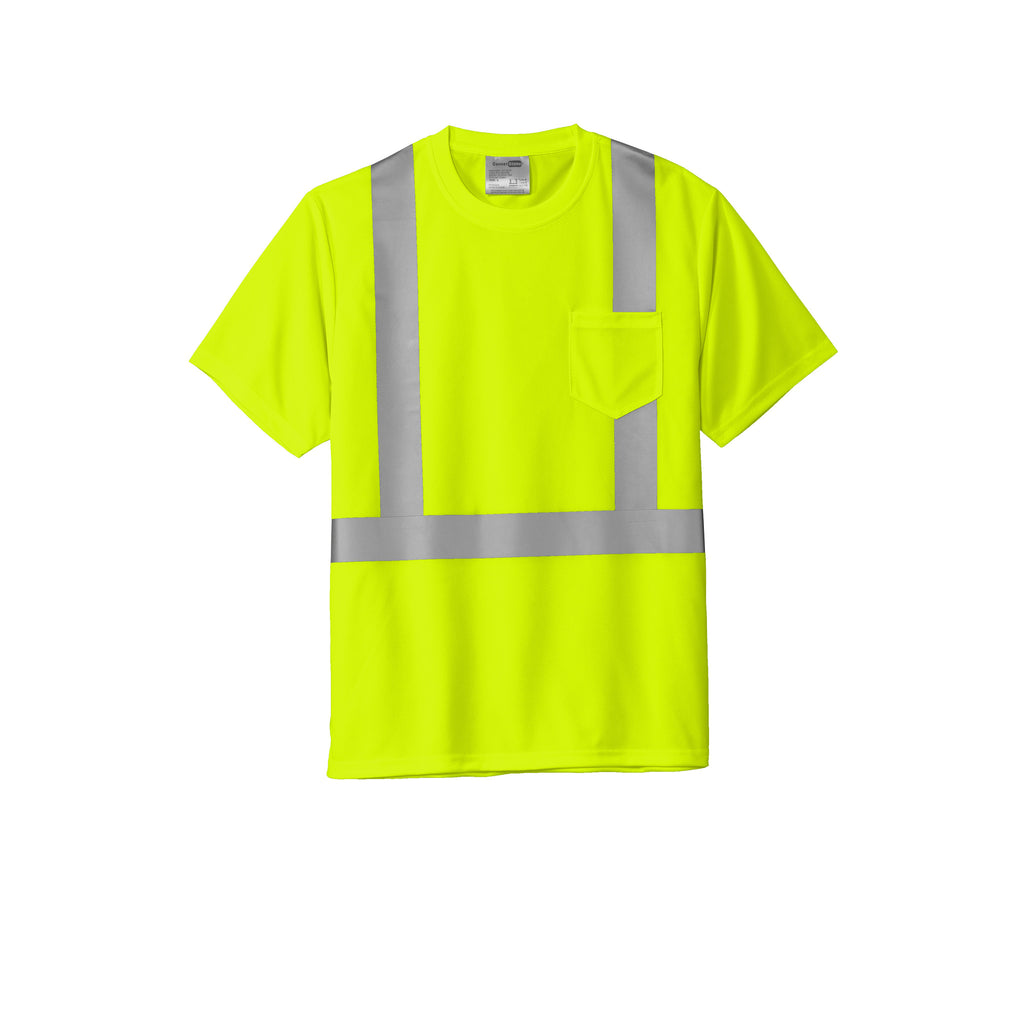CornerStone CS200 ANSI 107 Class 2 High-Visibility Mesh T-Shirt | Custom DTF Print