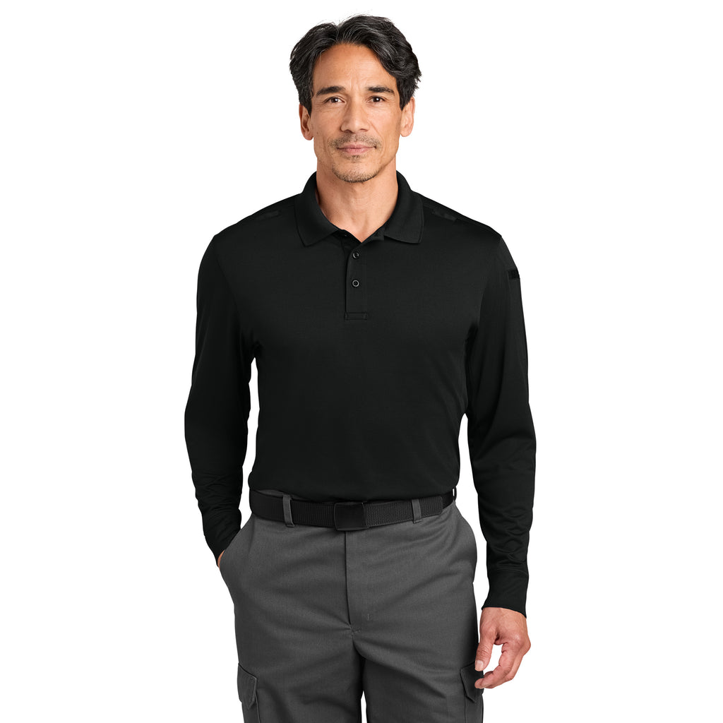 CornerStone CS452LS Workwear Pro Tactical Long Sleeve Polo | Custom Logo Print