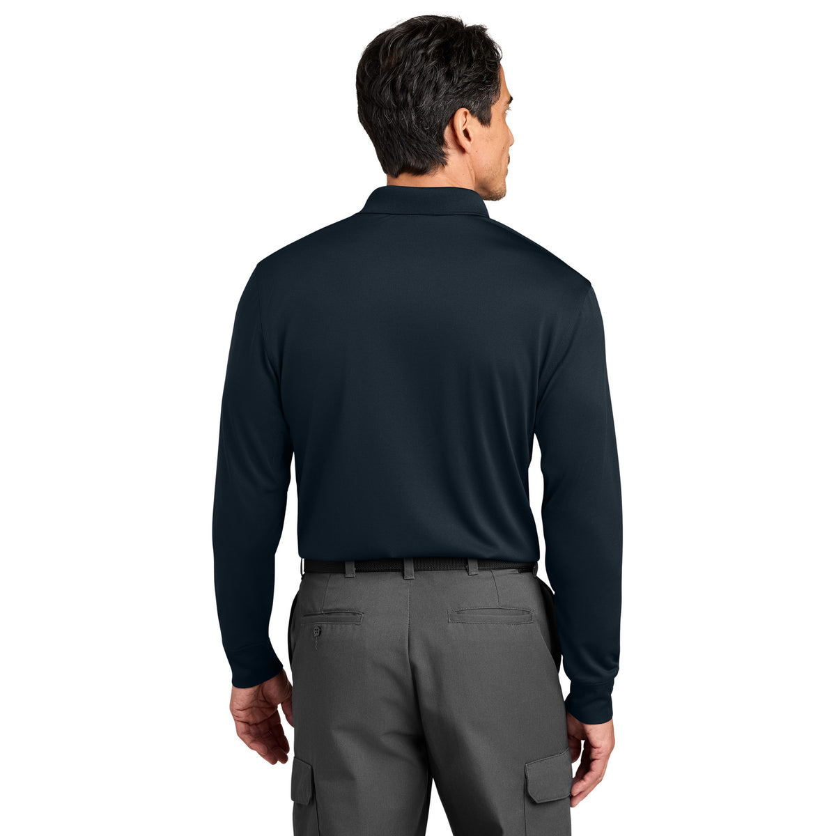 CornerStone CS452LS Workwear Pro Tactical Long Sleeve Polo | Custom Logo Print