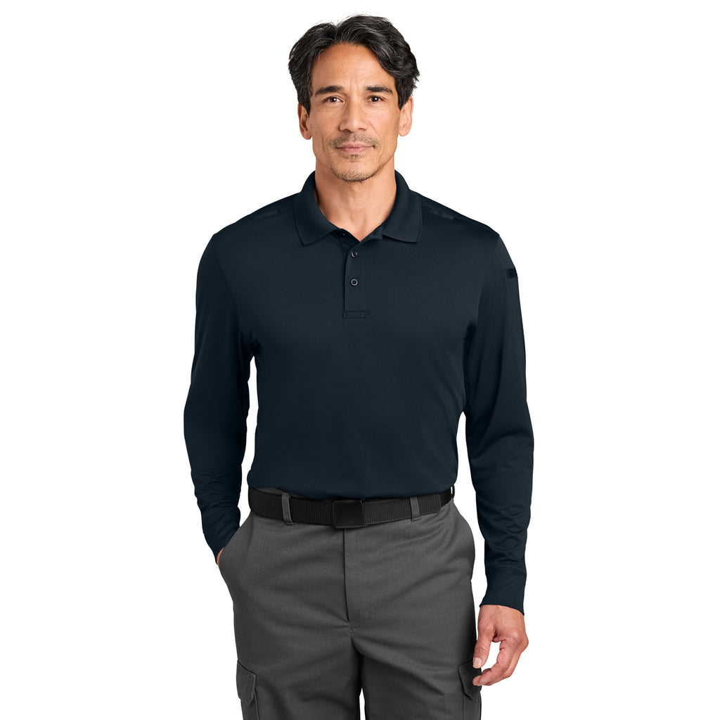 CornerStone CS452LS Workwear Pro Tactical Long Sleeve Polo | Custom Logo Print