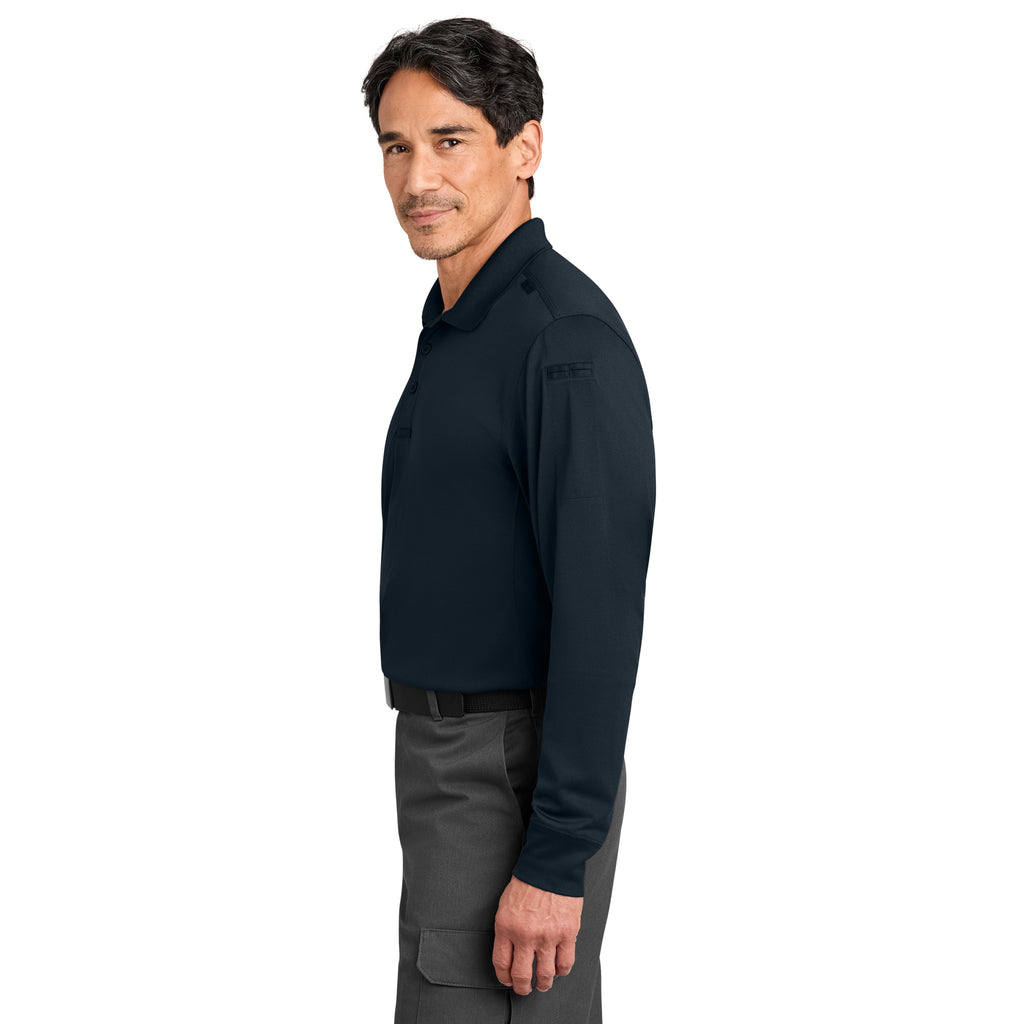 CornerStone CS452LS Workwear Pro Tactical Long Sleeve Polo | Custom Logo Print