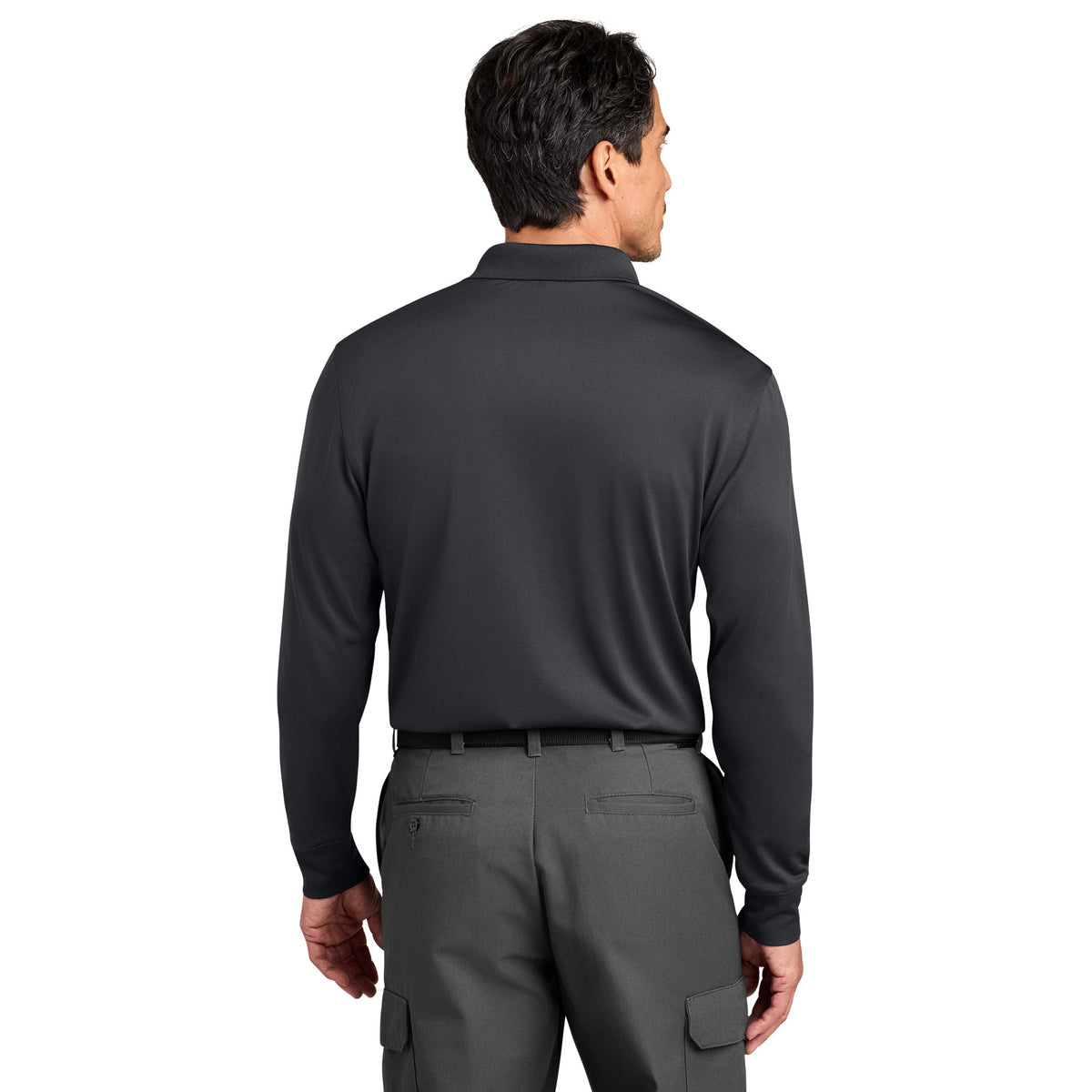 CornerStone CS452LS Workwear Pro Tactical Long Sleeve Polo | Custom Logo Print
