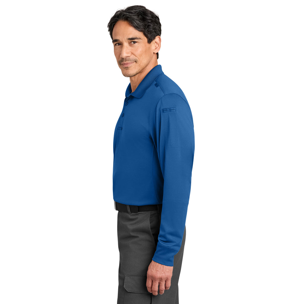 CornerStone CS452LS Workwear Pro Tactical Long Sleeve Polo | Custom Logo Print