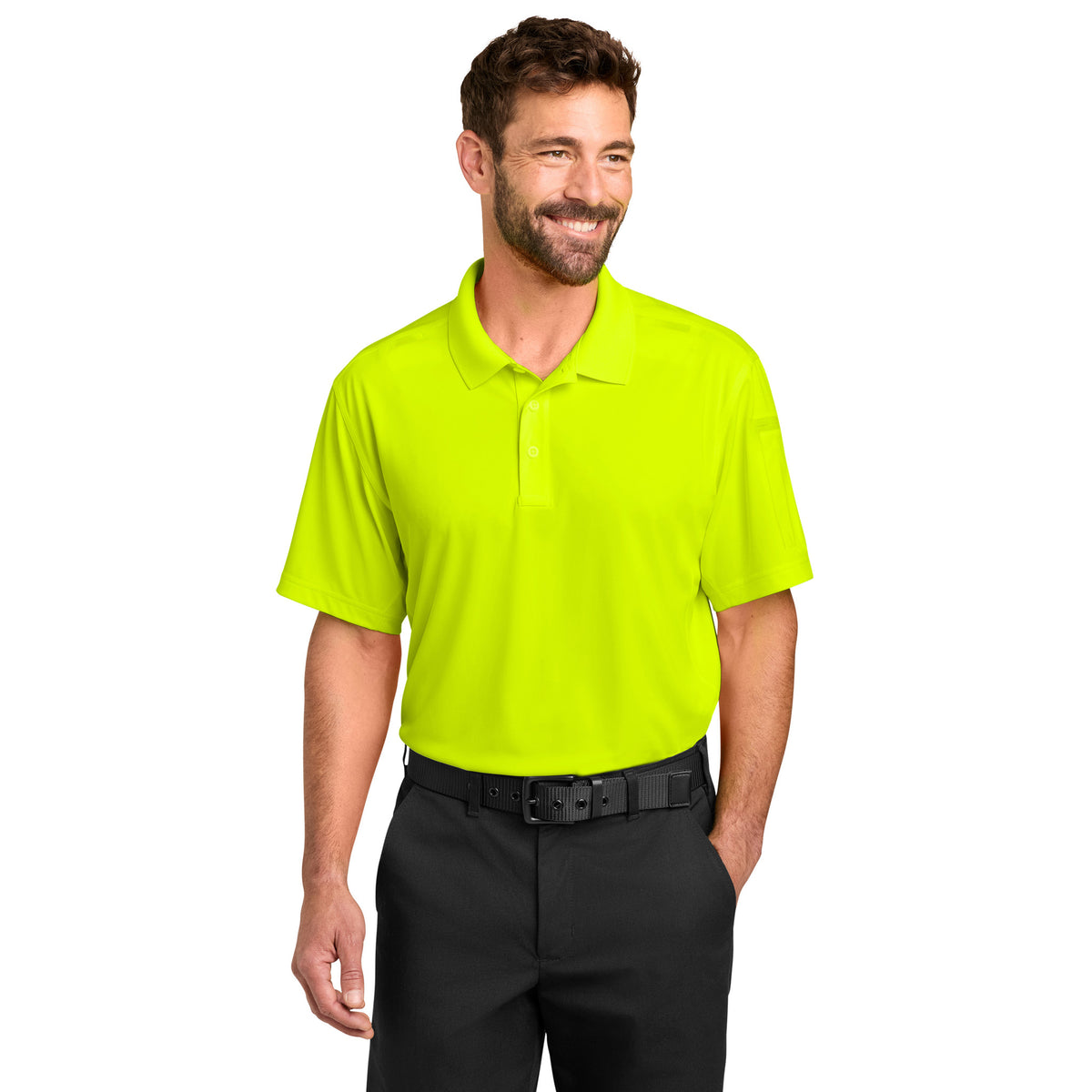 CornerStone CS452 Enhanced Visibility Tactical Polo | Custom Logo Print