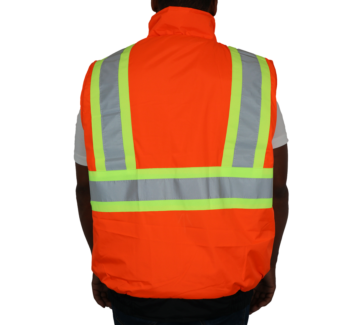 Puffer Hi-Viz Mesh Vest Orange