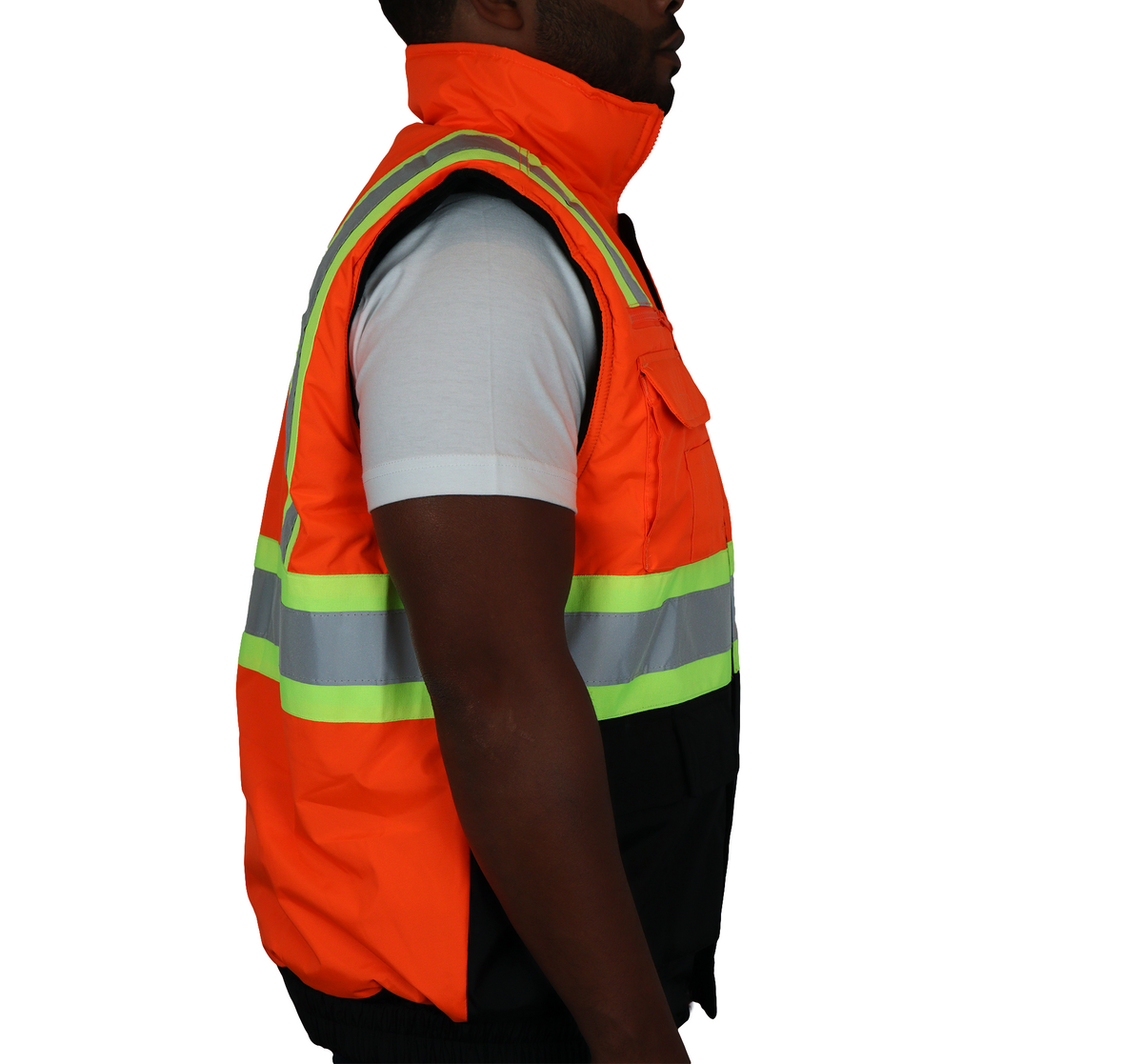Puffer Hi-Viz Mesh Vest Orange