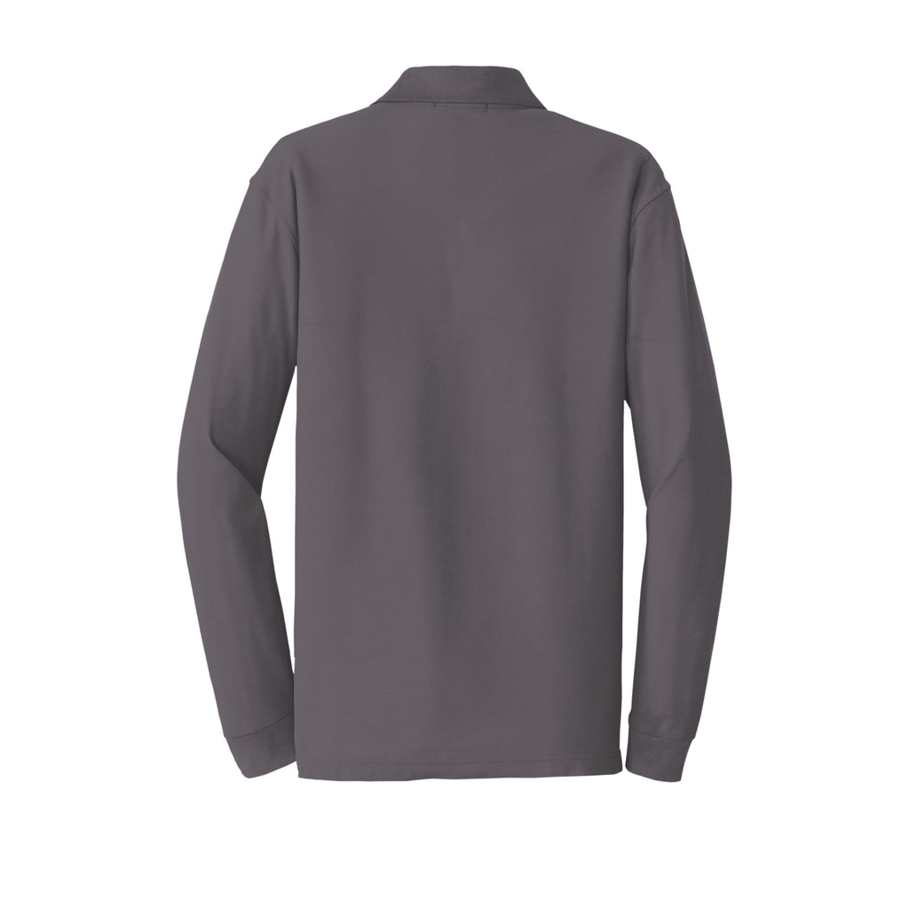 Port Authority K100LS Core Classic Long Sleeve Pique Polo | Custom Logo Print