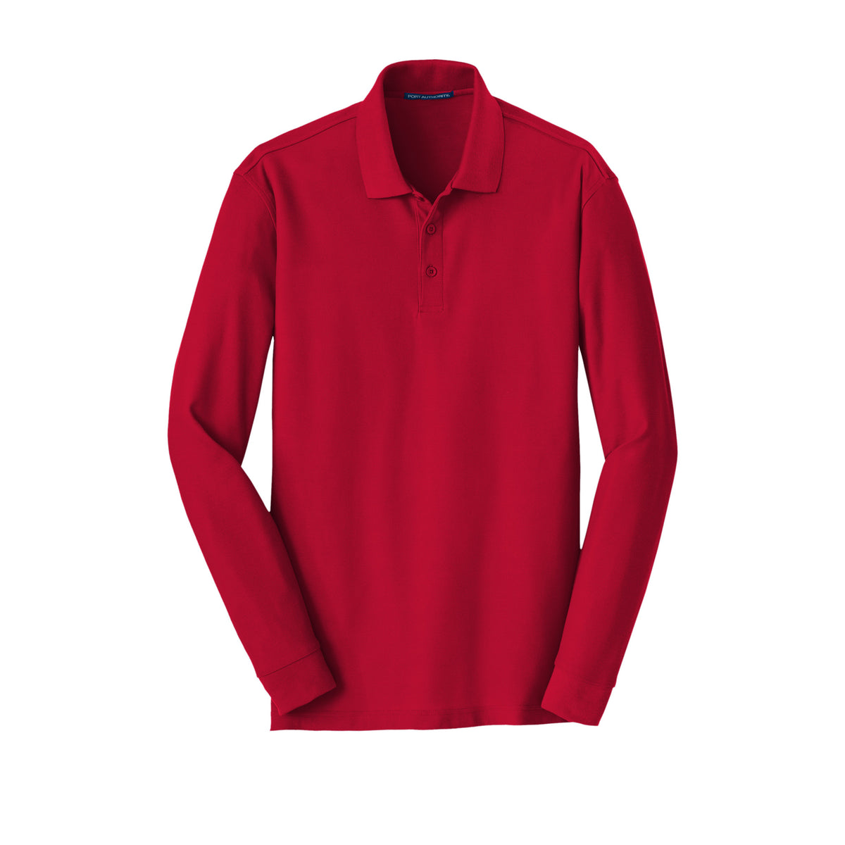 Port Authority K100LS Core Classic Long Sleeve Pique Polo | Custom Logo Print