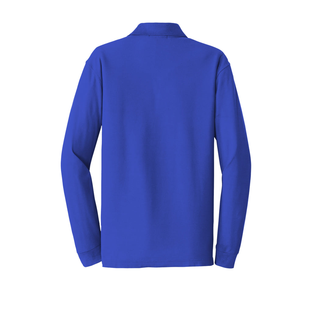 Port Authority K100LS Core Classic Long Sleeve Pique Polo | Custom Logo Print