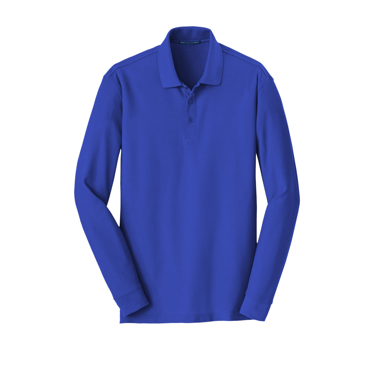 Port Authority K100LS Core Classic Long Sleeve Pique Polo | Custom Logo Print