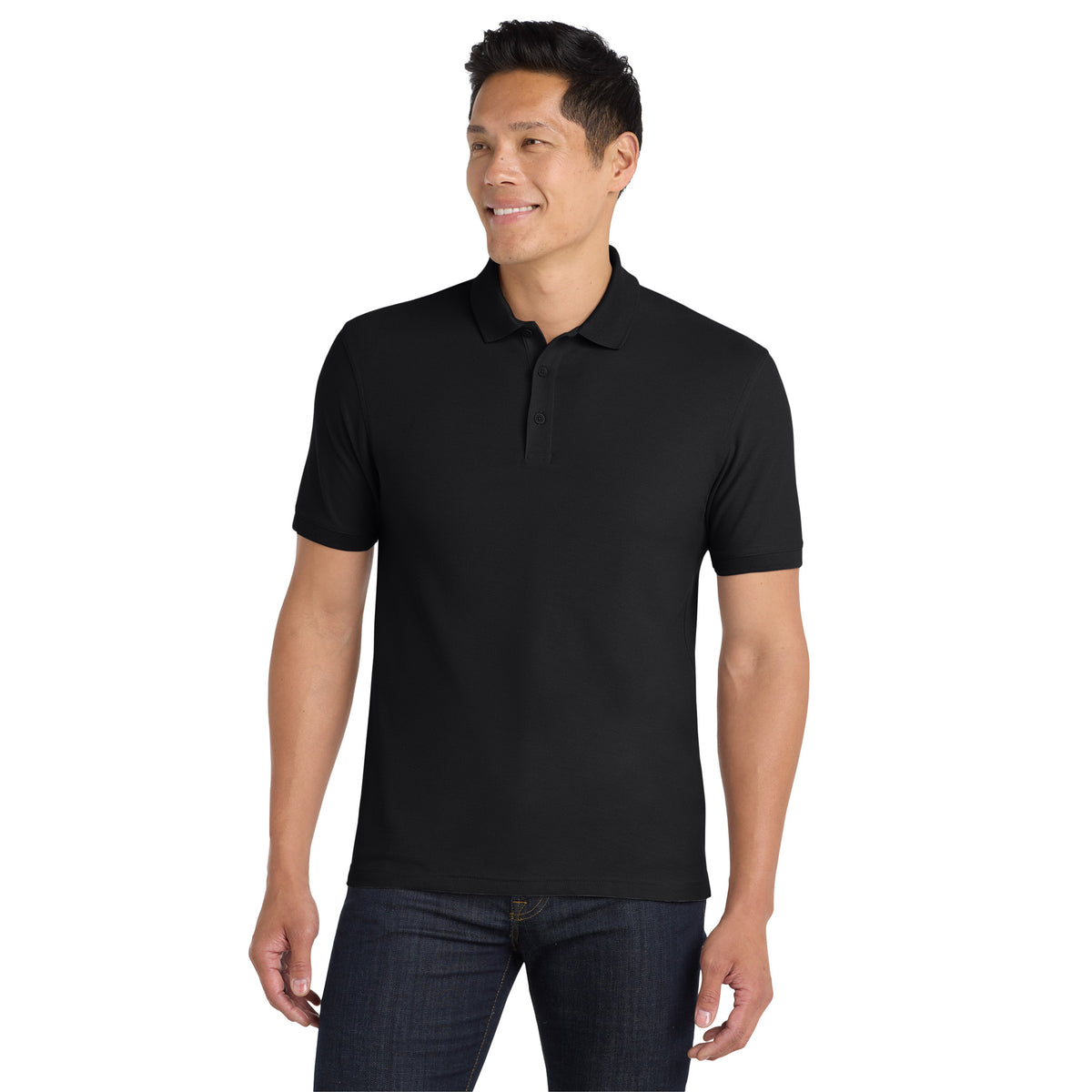 Port Authority K100 Core Classic Pique Polo | Custom Logo Print