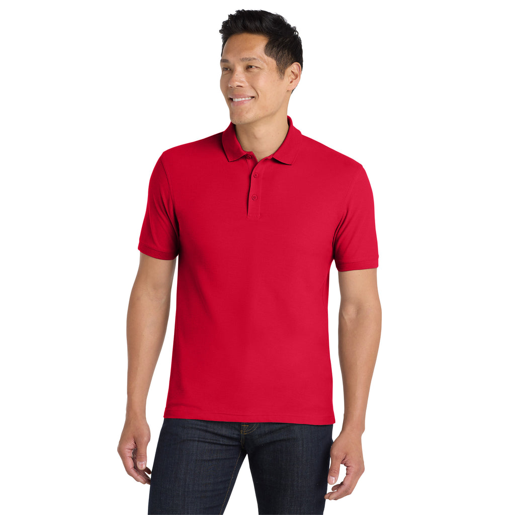 Port Authority K100 Core Classic Pique Polo | Custom Logo Print