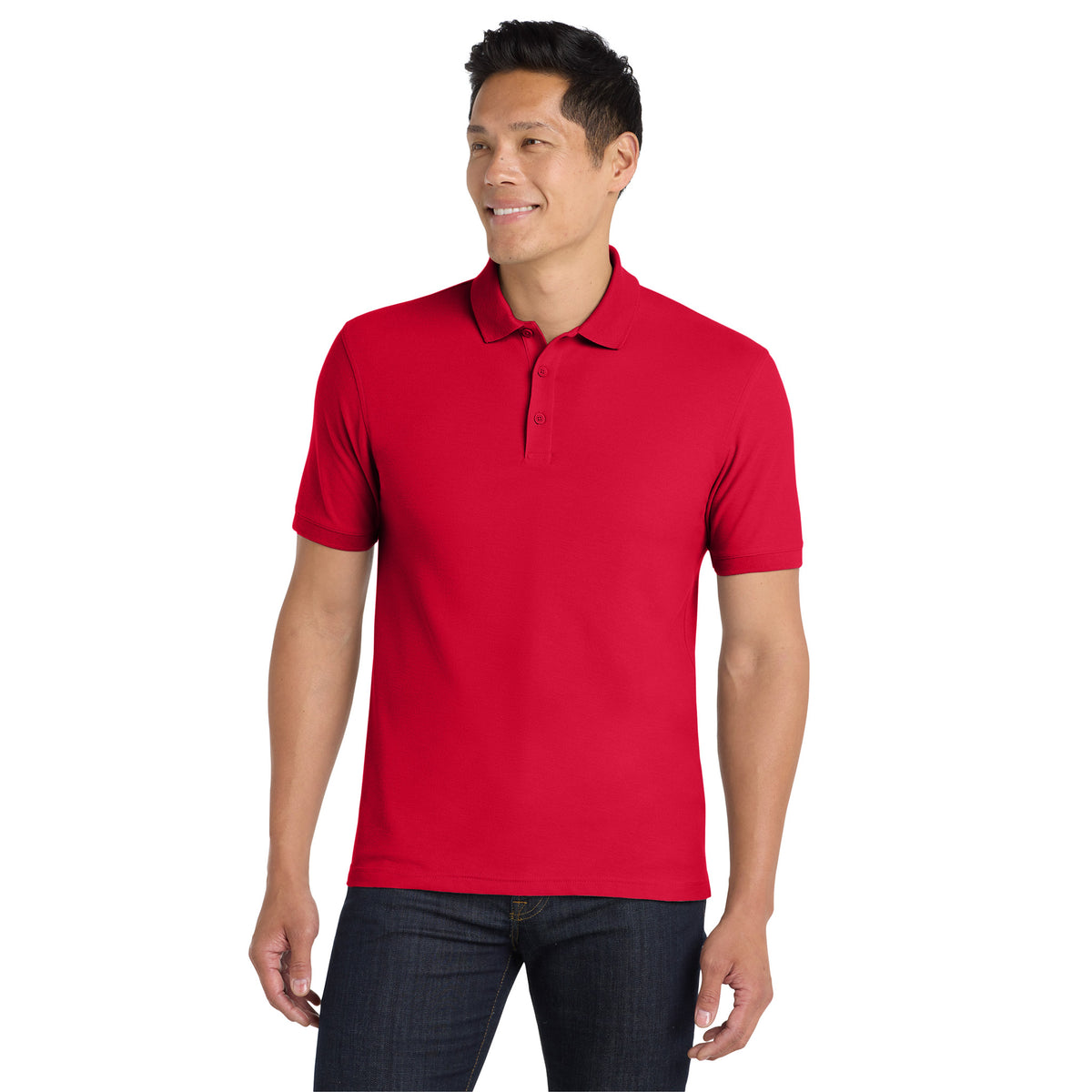 Port Authority K100 Core Classic Pique Polo | Custom Logo Print