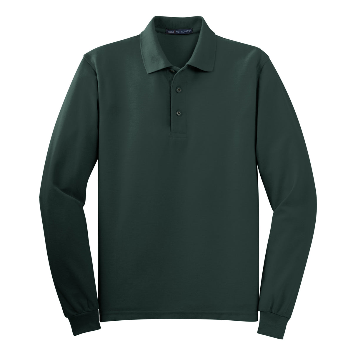 Port Authority K500LS Silk Touch Long Sleeve Polo | Custom Logo Print