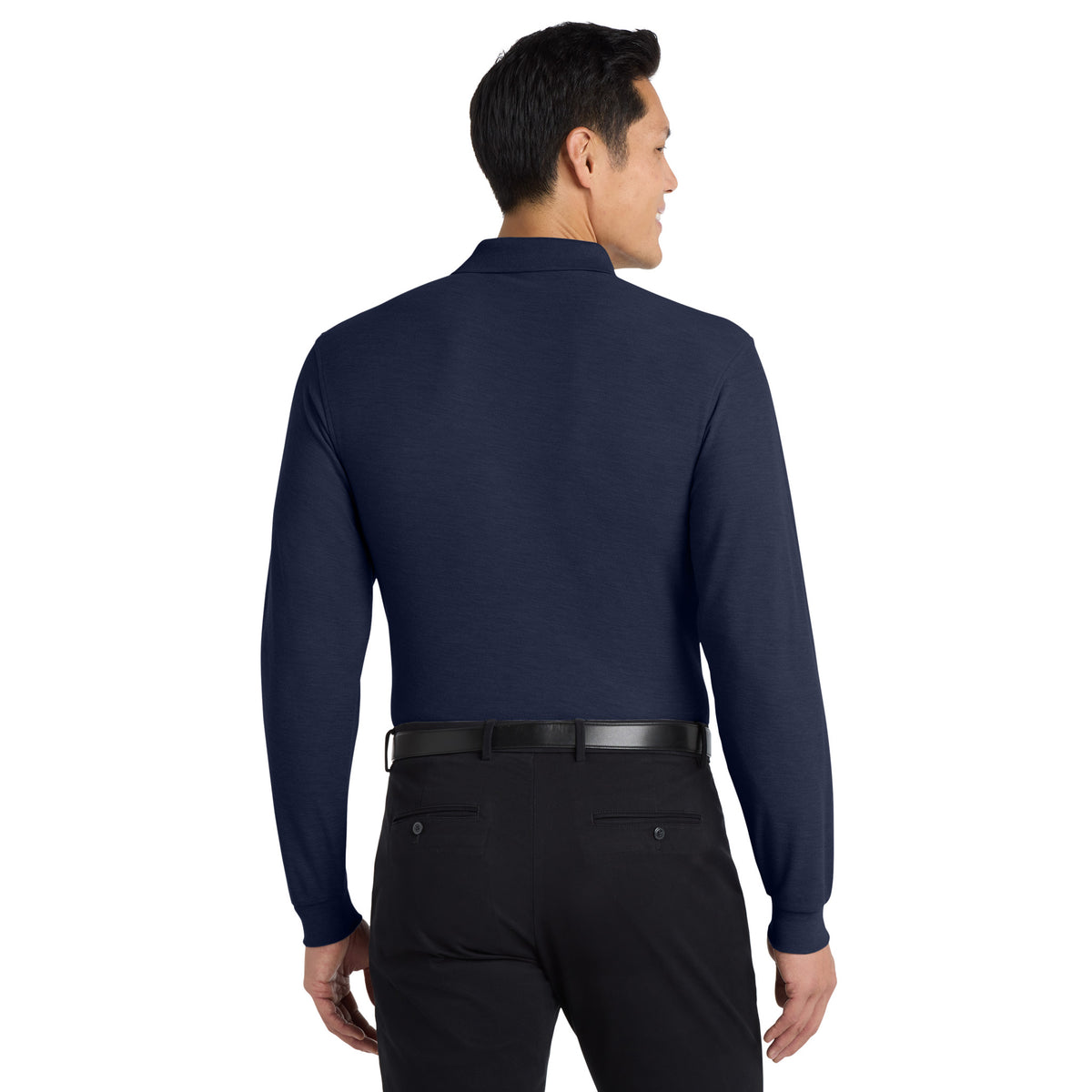 Port Authority K500LS Silk Touch Long Sleeve Polo | Custom Logo Print