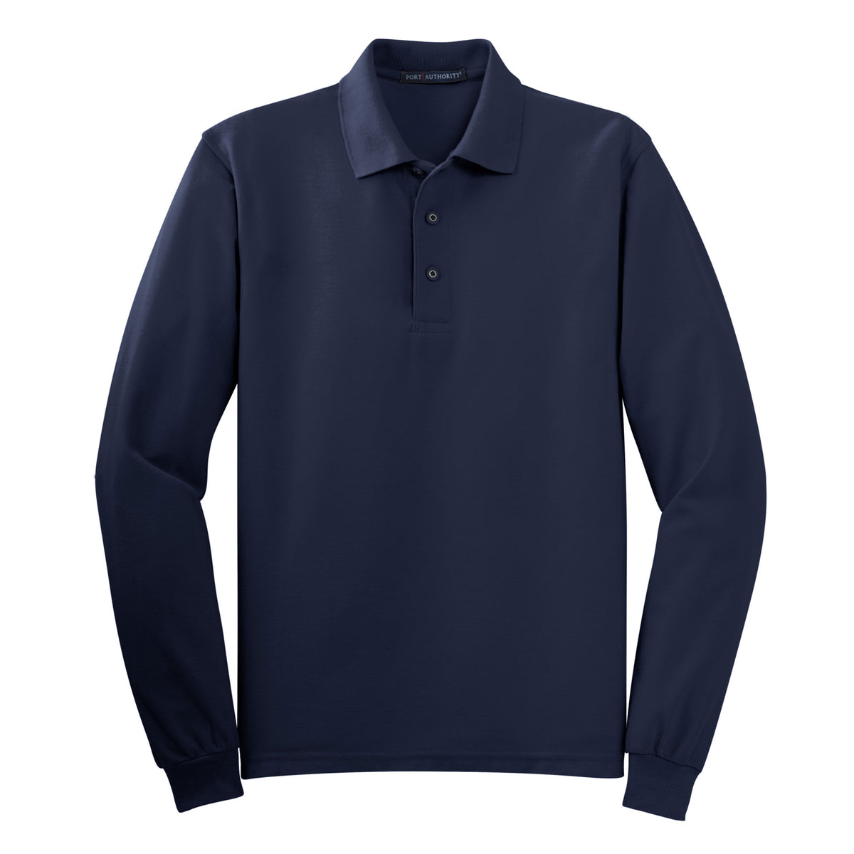 Port Authority K500LS Silk Touch Long Sleeve Polo | Custom Logo Print