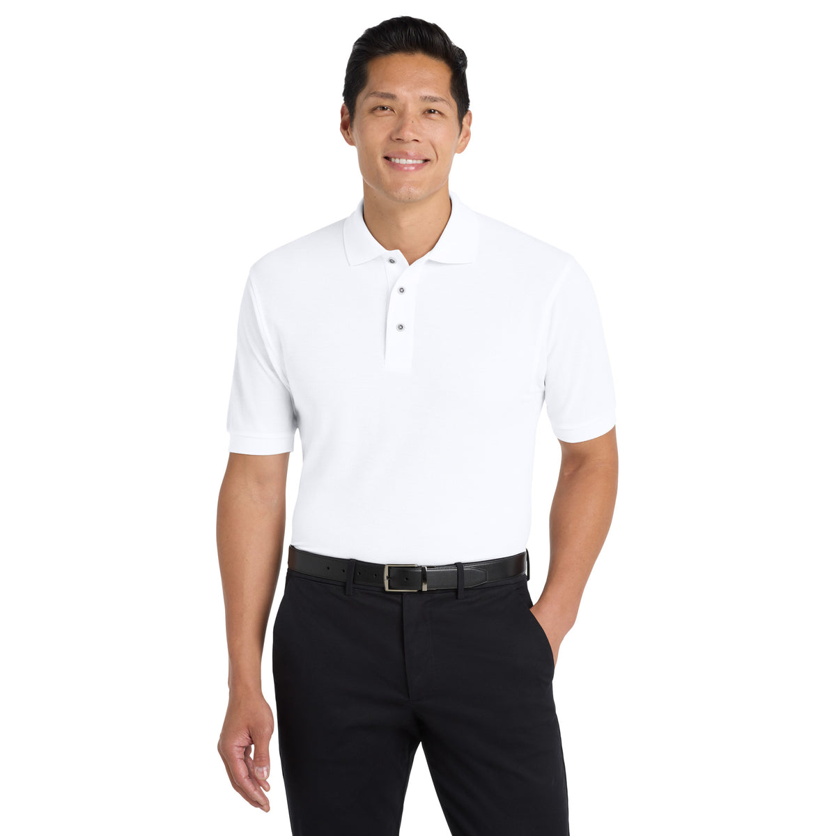Port Authority K500 Silk Touch Polo | Custom Logo Print