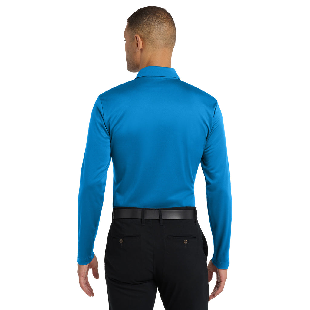 Port Authority K540LS Silk Touch Performance Long Sleeve Polo | Custom Logo Print