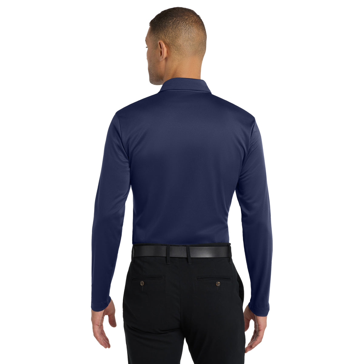 Port Authority K540LS Silk Touch Performance Long Sleeve Polo | Custom Logo Print
