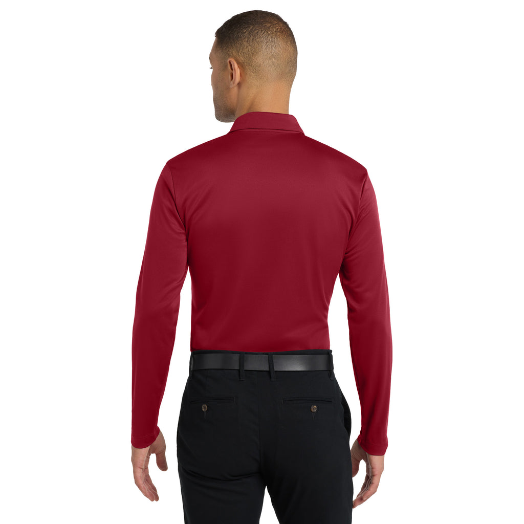 Port Authority K540LS Silk Touch Performance Long Sleeve Polo | Custom Logo Print