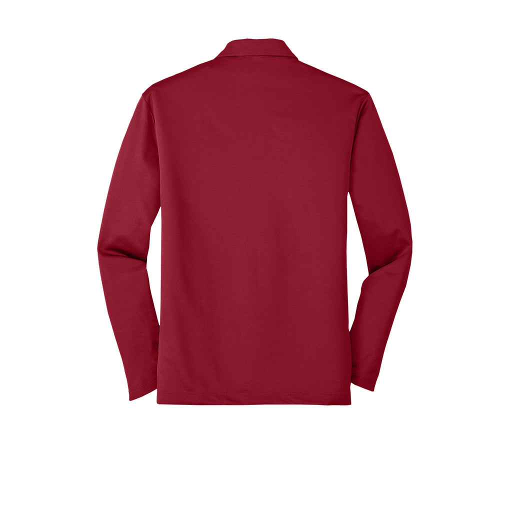 Port Authority K540LS Silk Touch Performance Long Sleeve Polo | Custom Logo Print