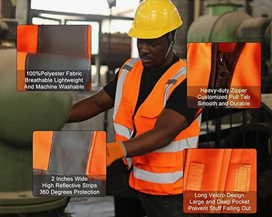 Hi-Viz Mesh Vest Orange