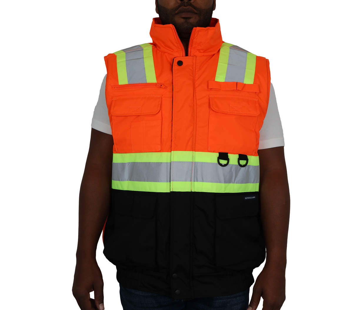 Puffer Hi-Viz Mesh Vest Orange
